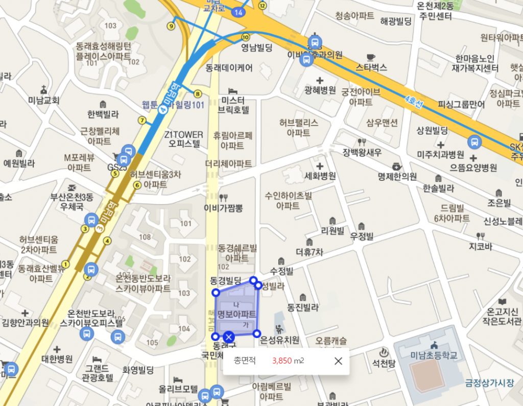 부산 명보아파트 위치